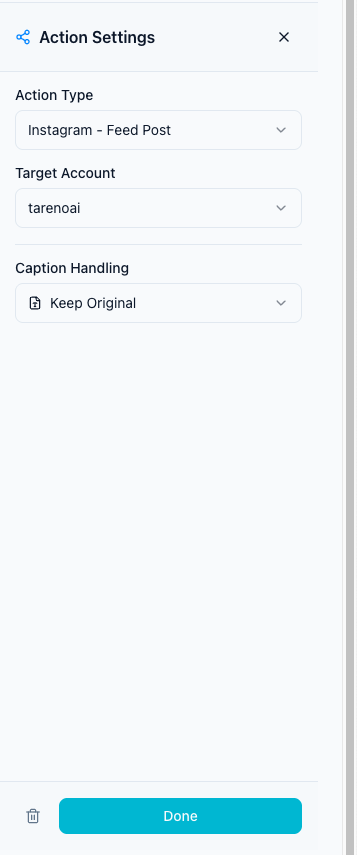 Workflow action settings used as approval gates